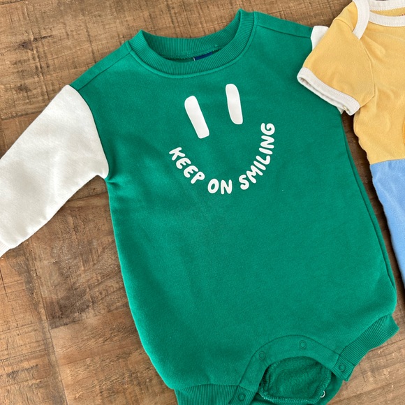 TWO 3-6mo Rompers - Picture 2 of 8